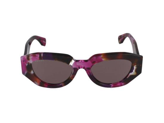 Gucci Sunglasses Gucci Gg2007s 001 Havana Havana Violet 51/20/140 - NWT Gucci GG2007S 001 Havana Cat Eye Sunglasses - eye-oo.com main image 4