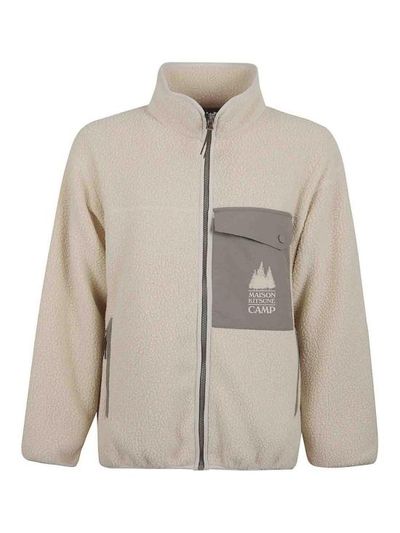 [해외] 25FW 메종키츠네 캐주얼 플리스 자켓 PM02136WM2031P700 Light Beige
