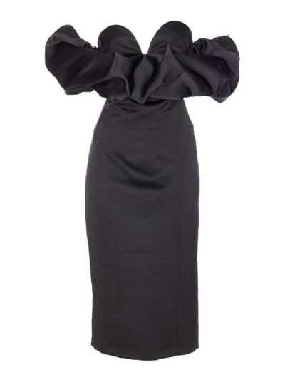 [해외] 엘리자베타프랜치 미디 원피스 AB71456E2110 Black