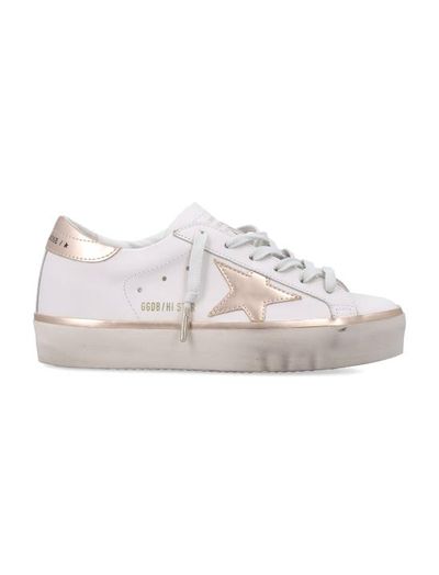 [해외] 26FW 골든구스 하이스타 스니커즈 GWF00118F008128 10961 WHITE TAUPE GOLD