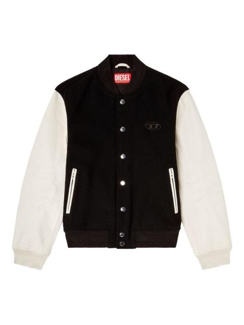 [해외] 26SS 디젤 wool blend and leather 봄버 자켓 A21164 0LHAL9XX