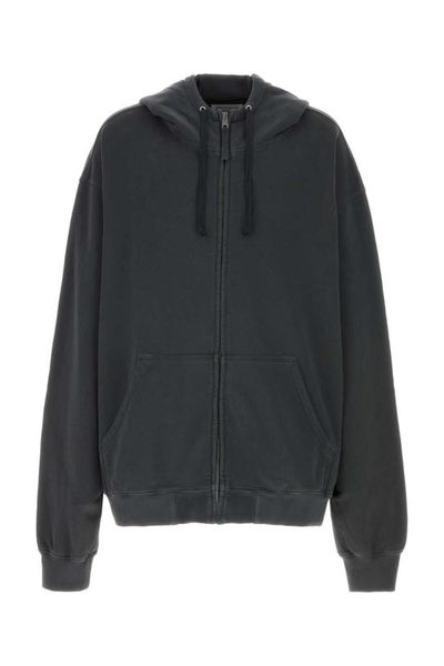 [해외] 25FW 마르지엘라 뉴메릭 로고 후드 집업 S50HG0047M25017 855 Grey