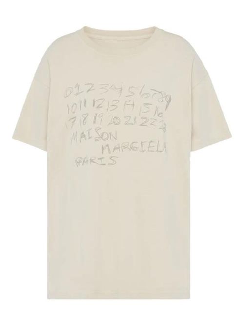 [해외] 26SS 마르지엘라 뉴메리컬 코튼 티셔츠 S51GC0544S24575119 WHITE