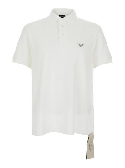 [해외] 26SS 엠포리오 아르마니 폴로 티셔츠 EM005358AF10497U0003 White
