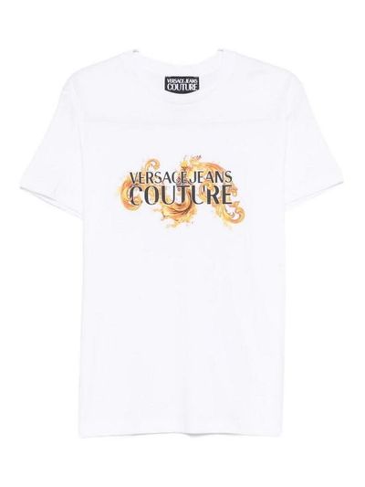 [해외] 26SS 베르사체 반팔 티셔츠 80GAHE02CJ00EG03 White