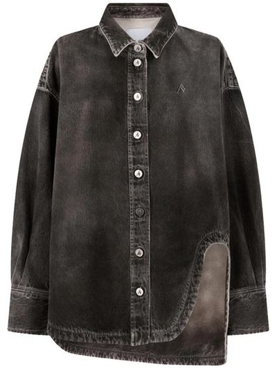 [해외] 26SS 디 아티코 셔츠 260WCB00068 CCC129WS 414 BLACK E WHITE Black