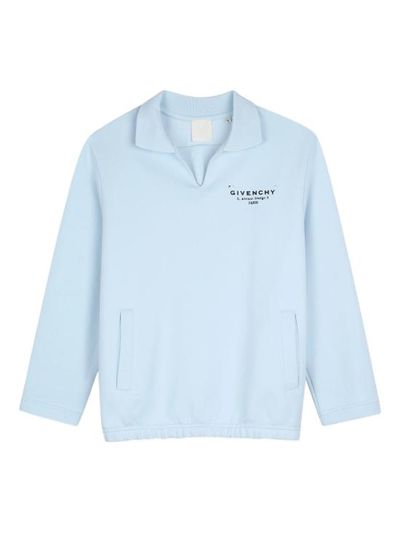 [해외] 26SS [키즈] 지방시 트레이닝 상의 H31096 77L Clear Blue