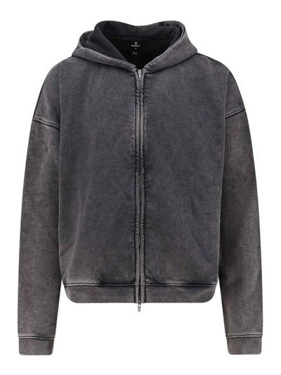 [해외] 26SS 리프레젠트 후드 티셔츠 INM41447 Grey