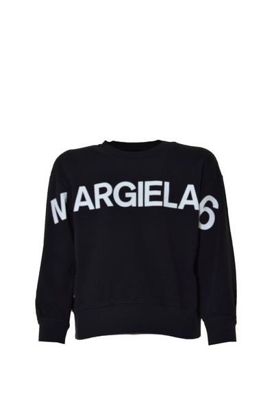 [해외] 26SS [키즈] MM6 메종마르지엘라 캐시미어 니트 M60237MM006 M6900 Black