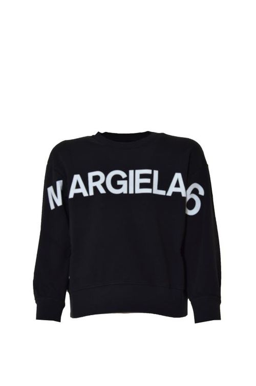 [해외] 26SS [키즈] MM6 메종마르지엘라 캐시미어 니트 M60237MM006 M6900 Black