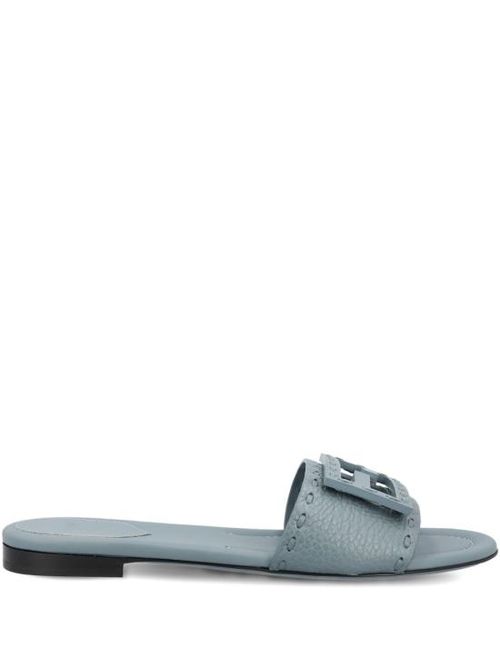 [해외] 26SS 펜디 바게트 시에나 레더 슬라이드 8R8136AQY2 F1TZB METALLIC