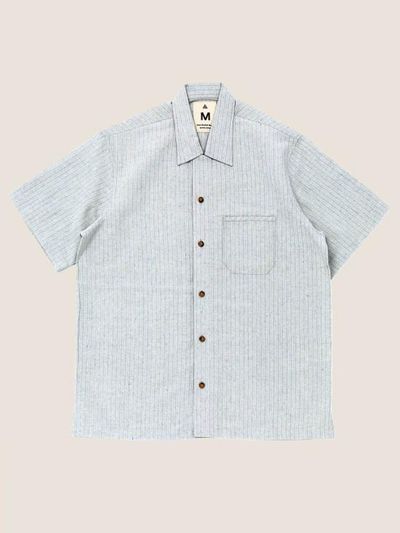 [해외] New Market Goods 셔츠 뉴마켓 굿즈 데님 더블 박스 버튼다운 스트라이프