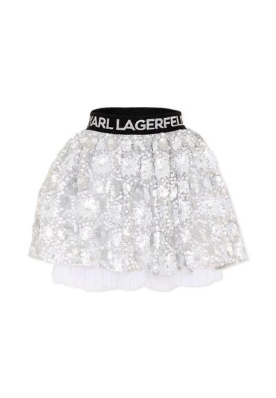 [해외] 26SS [키즈] 칼라거펠트 스커트 Z31118 016 SILVER