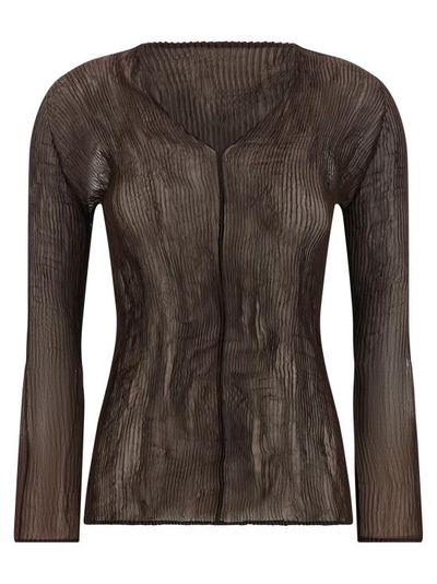 [해외] 26SS 이세이 미야케 탑 IM66FJ41345 Brown