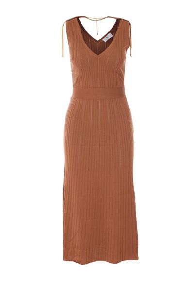 [해외] 26SS 엘리자베타프랜치 미디 원피스 AM18S61E2 600 Brown