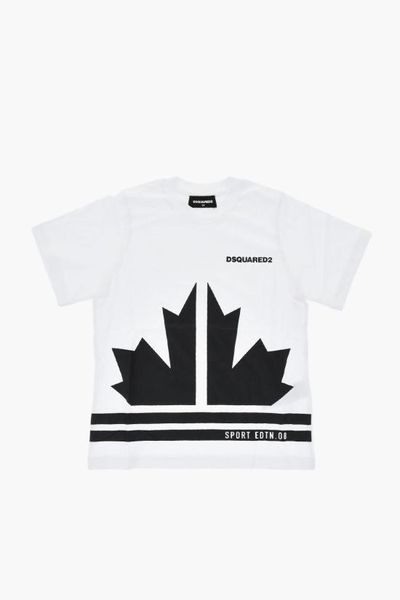 [해외] [키즈] 디스퀘어드2 티셔츠 DQ1857 D00MM DQ100 White