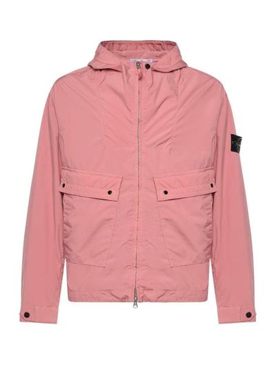 [해외] 스톤 아일랜드 자켓 로고 후드 재킷, 올랜더 색상