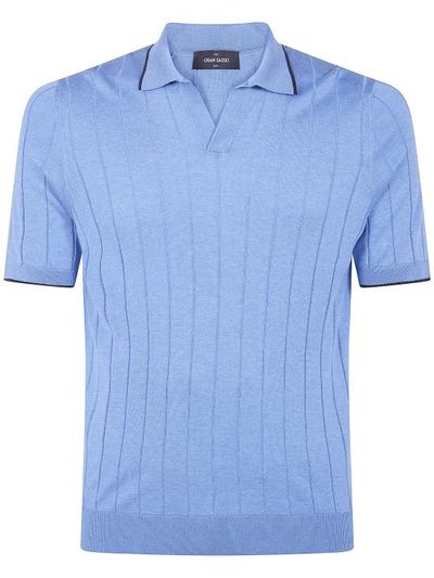 [해외] 26SS 그랑싸쏘 폴로 티셔츠 43181 23510 530 BLUE