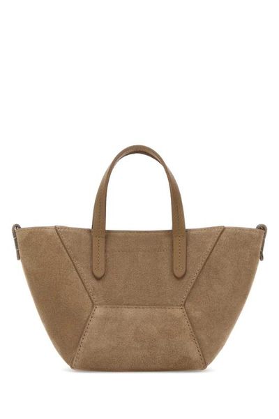 [해외] 26SS 브루넬로 쿠치넬리 스웨이드 BC Duo 미니 백 MBDLD2675 C2767 CAMEL