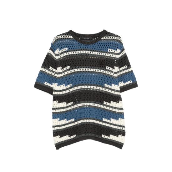 2610006 KENTE STRI WGREY BLACK