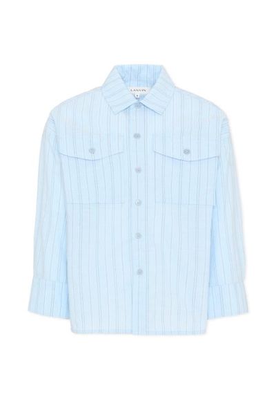 [해외] 26SS [키즈] 랑방 셔츠 N30365 79L LIGHT BLUE