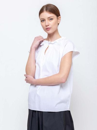 [해외] 아틀란티크 아스콜리 블라우스 Atlantique Ascoli 캡 슬리브