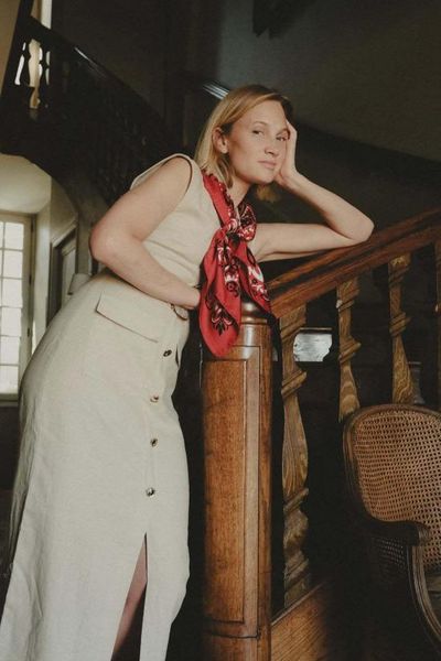 [해외] 레이디버드 머플러/스카프 파 웨스트 실크 스카프