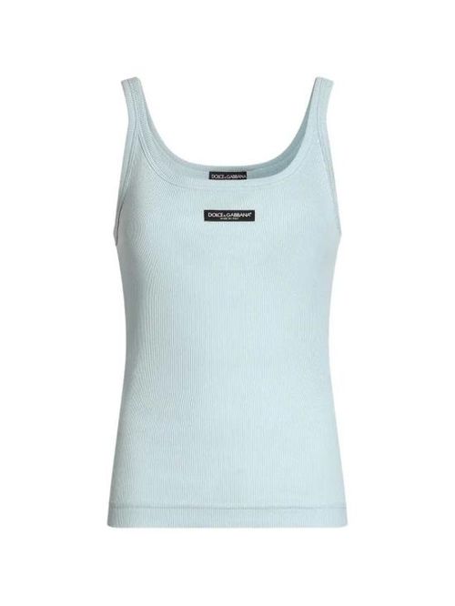 돌체앤가바나 탑 F8W45TFU7AV B0195 AZZURRO ACQUA CHIARO