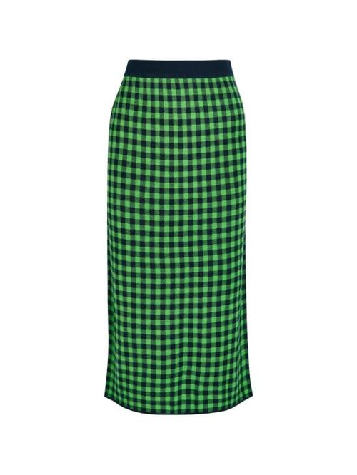 [해외] 26SS 게스트 인 레지던스 롱 스커트 W41922AFMIDNIGHT MATCHPOINT Green