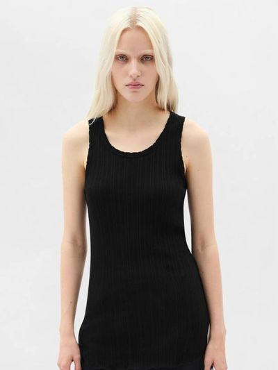 [해외] 26SS 앤 드뮐미스터 민소매 티셔츠 B0011982 FA736 099 Black