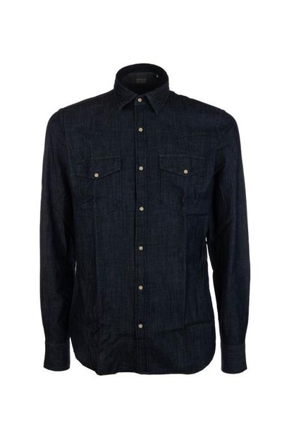 [해외] 26SS 싸쿠스 긴팔 셔츠 714ML21170 003 BLU MEDIO