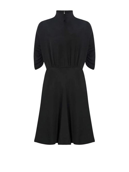 [해외] 26SS 더로우 미디 원피스 10785 W4335 BLA Black