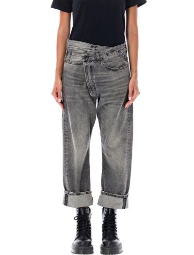 [해외] 26SS 알13 KELLY 캘리 크로스오버 데님 팬츠 R13W2048549A 134 LEYTON BLACK