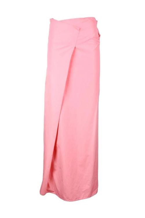 [해외] 23SS Collection Privee? 롱 스커트 긴 면  - 핑크색