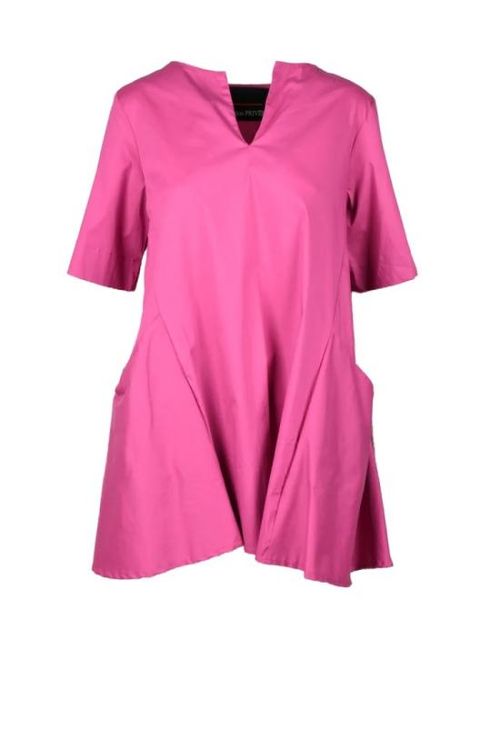 [해외] 23SS Collection Privee? 반팔 티셔츠 여성 블라우스 - 푸시아