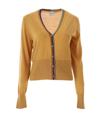 [해외] 23FW 폴 스미스 가디건 W1R 357N L10897 14 Mustard SENAPE