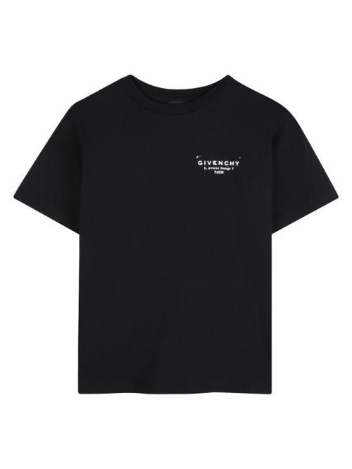 [해외] 26SS [키즈] 지방시 티셔츠 H31075K 09B BLACK