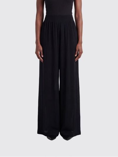 [해외] 26SS 알라이아 팔라초 팬츠 AA9P1316K140C 995 Black