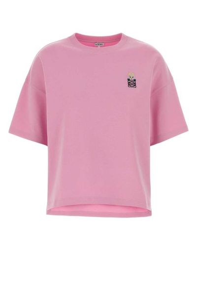 [해외] 26SS 로에베 반팔 티셔츠 S359Y22XAI PINK Pink