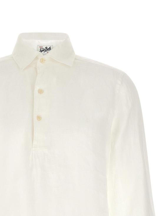 RAPHAELPOLOLONGLINEN01WHITE