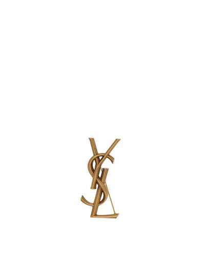 [해외] 26SS 생로랑 브로치 700582 Y15008204 AGED BRASS GOLD