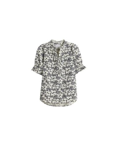[해외] 어피스 어파트 블라우스 Apiece Apart Textured Los Altos Top Tropical Midnight