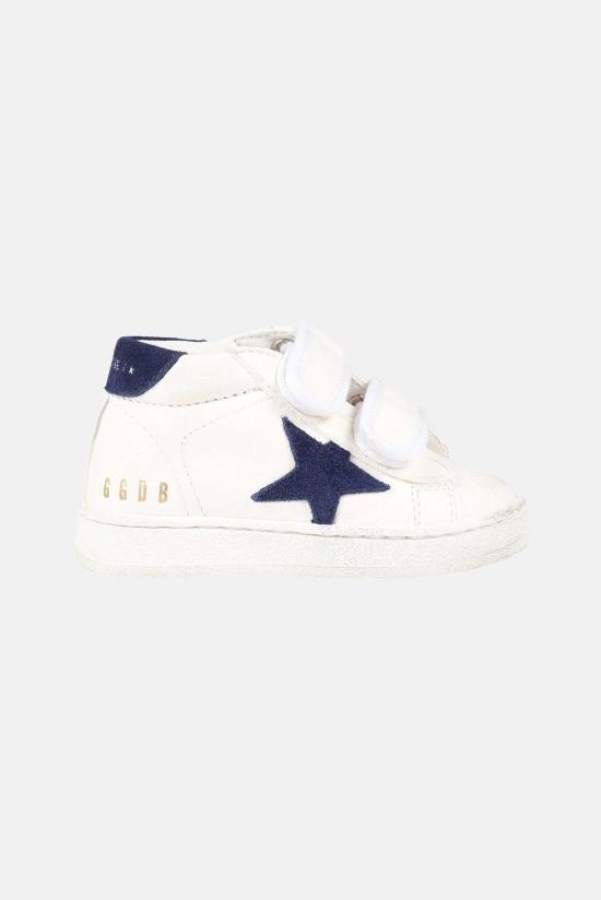 GJF00386 F003322 10357 WHITE DARK BLUE SUEDE STAR