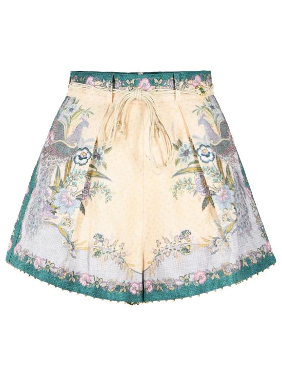 8632ASS262CREAM SCARF FLORAL