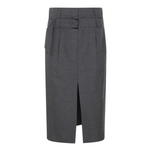 [해외] 26FW 브루넬로 쿠치넬리 미디 스커트 MB199G4111 C3260 GRIGIO SCURO