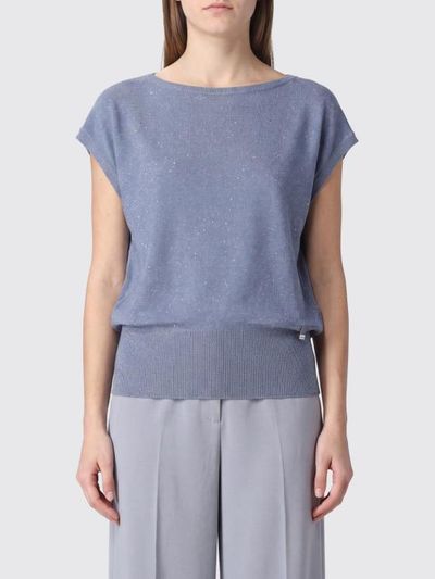 [해외] 26SS 에르노 반팔 티셔츠 MG000226D76089 9128 Gnawed Blue