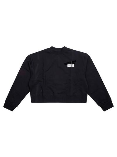 [해외] 26FW [키즈] MM6 메종마르지엘라 티셔츠 M61133MM04H M6900 NERO