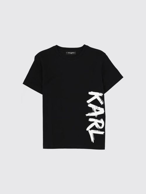 [해외] 26SS [키즈] 칼라거펠트 티셔츠 Z31095 09B Black