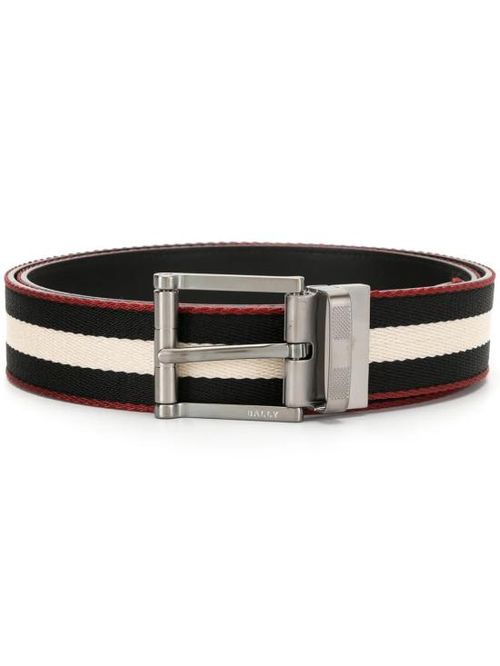 22FW 발리 / 남성 가죽 벨트 600057 24347F070 BLACK BONE RED BPG