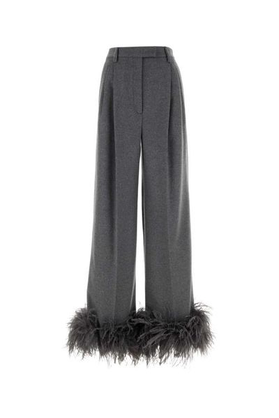 [해외] 24SS 프라다 팔라초 팬츠 P263HPSOOO133C F0031 GRAY